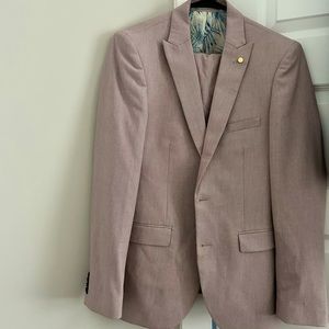 Burton Menswear London slim fit suit